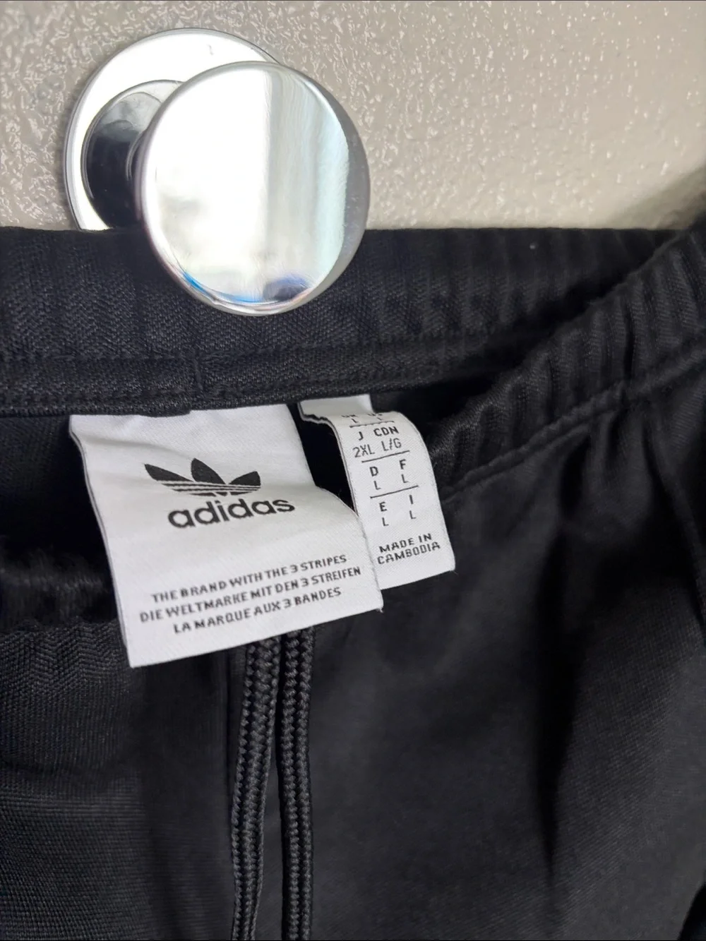 adidas Originals Men's Beckenbauer Classic Track Pants Navy Black